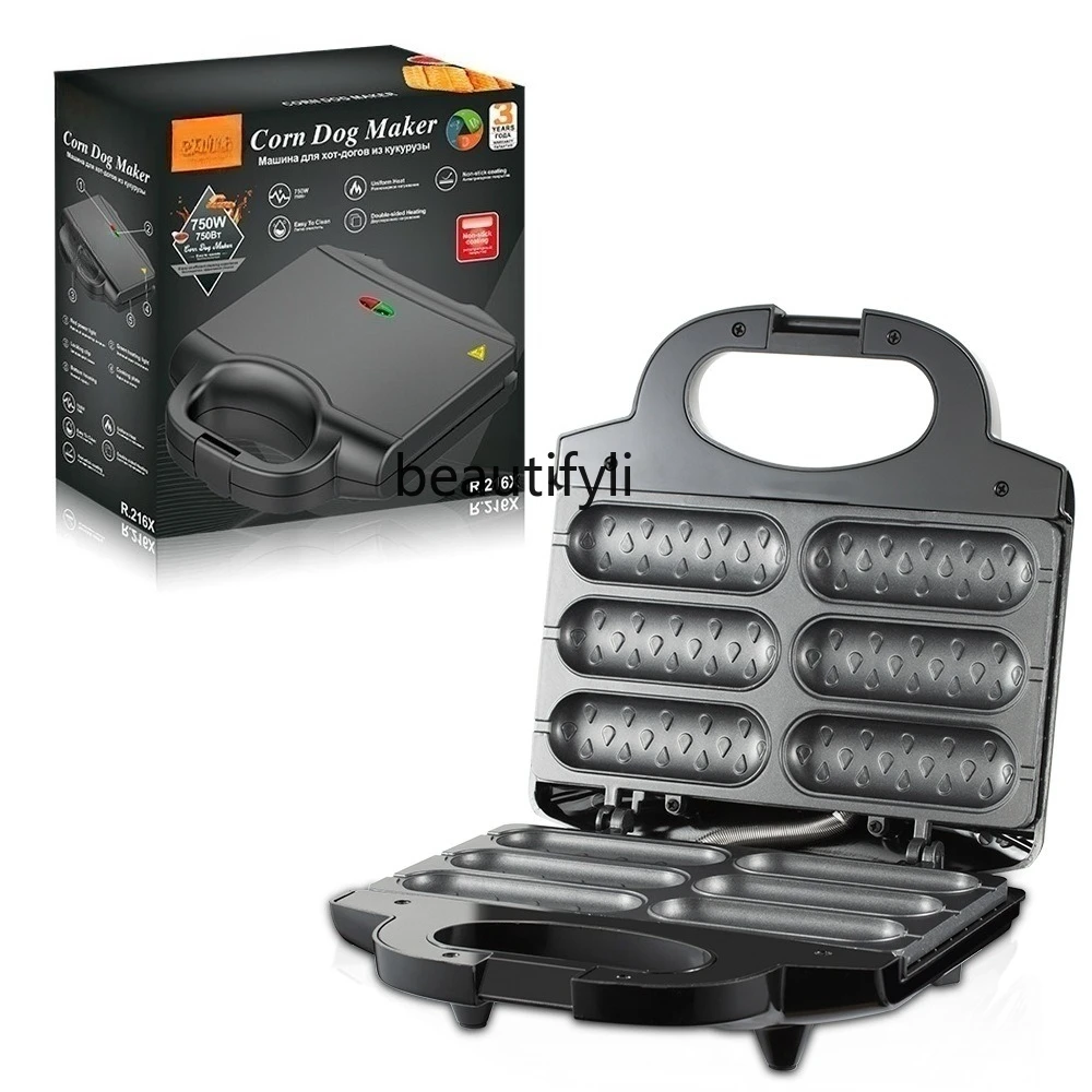 Household Sausage Hot Dog Breakfast Maker Sandwich Maker Waffle Maker Multi-Function
Household Sausage Hot Dog Breakfast Maker Sandwich Maker Waffle Maker Multi-Function