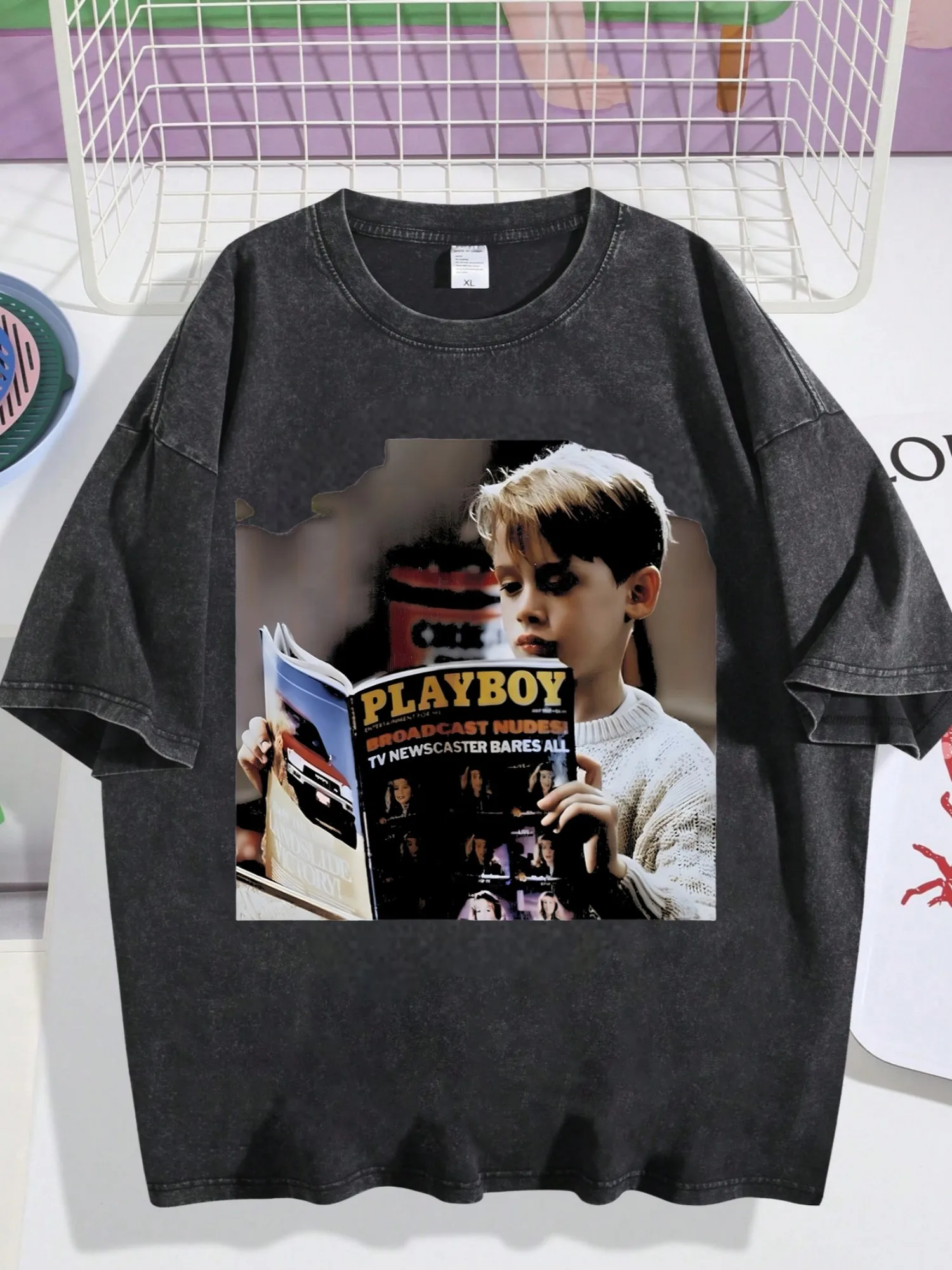 Washed men's reading printed T-shirt, retro fashionable men's T-shirt, holiday gift, perfect gift
Washed men's reading printed T-shirt, retro fashionable men's T-shirt, holiday gift, perfect gift