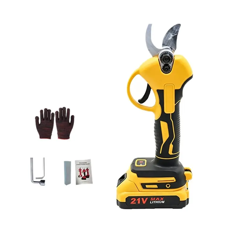 【PARTY DAY】Rechargeable 21V Brushless Wireless Pruning Scissors, 30Mm No Battery Required Electric Fruit Tree Potted Tool
【PARTY DAY】Rechargeable 21V Brushless Wireless Pruning Scissors, 30Mm No Battery Required Electric Fruit Tree Potted Tool