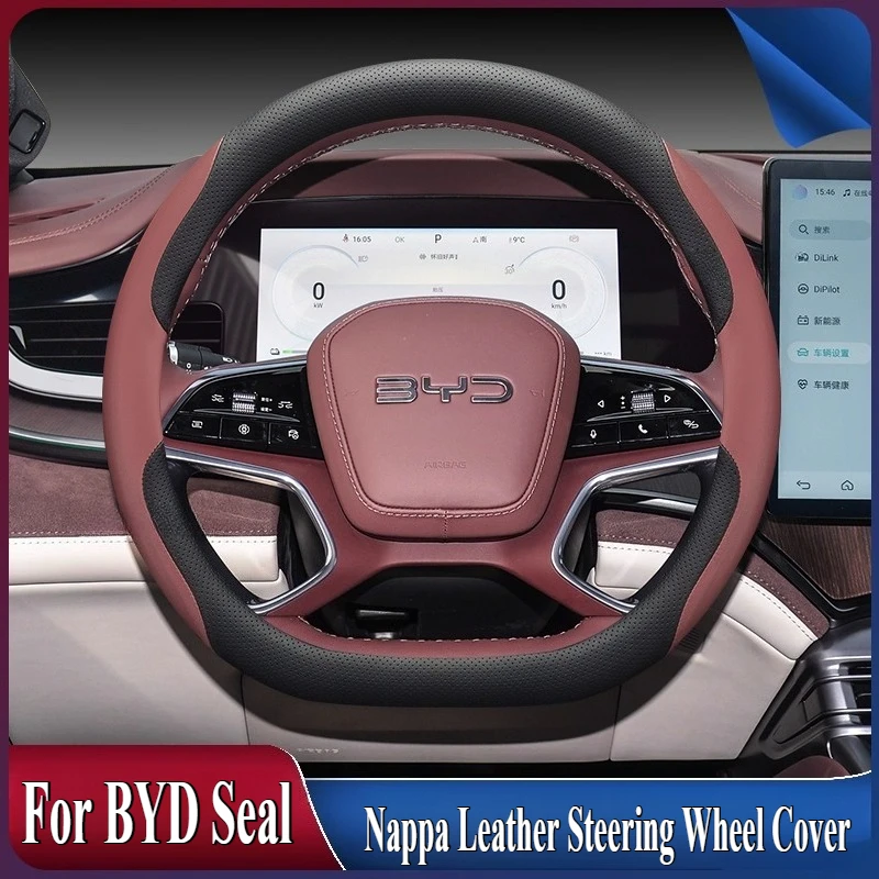 Для BYD Seal 06 07, DM-i Nappa, кожаный чехол на руль, противоскользящий, четырехсезонный, универсальный, модифицированный аксессуар для салона автомобиля
Для BYD Seal 06 07, DM-i Nappa, кожаный чехол на руль, противоскользящий, четырехсезонный, универсальный, модифицированный аксессуар для салона автомобиля