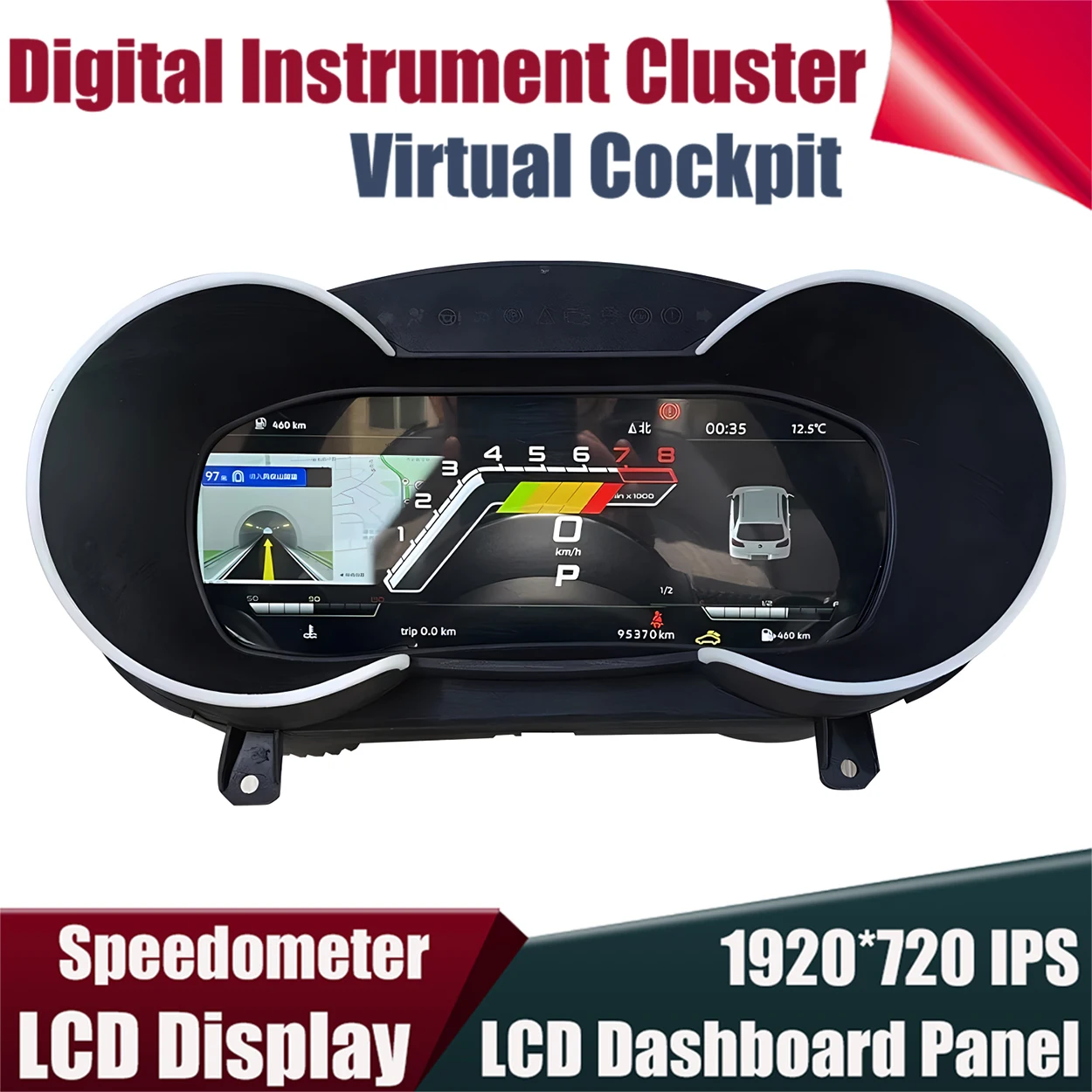 Odometer Panel Tachometer 10.25''Inch Digital Speedometer LCD Dashboard Instrument Cluster For Audi TT 2008-2014 Virtual Cockpit
Odometer Panel Tachometer 10.25''Inch Digital Speedometer LCD Dashboard Instrument Cluster For Audi TT 2008-2014 Virtual Cockpit