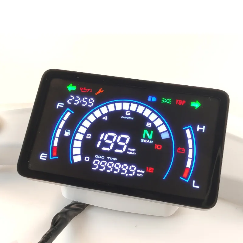 Digital meters are suitable for HONDA DREAM EX5 electronic large flat panel code meter
Digital meters are suitable for HONDA DREAM EX5 electronic large flat panel code meter