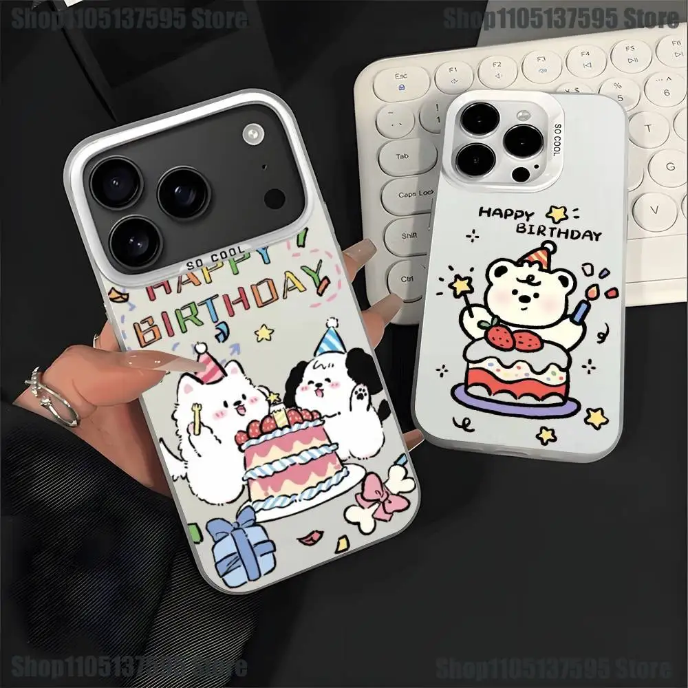 Cute Happy Birthday Phone Case For iPhone 17,16,15,14,13,12,11,Pro,XS,Max,Plus,Mini,SE4,E White Matte Shockproof Cover
Cute Happy Birthday Phone Case For iPhone 17,16,15,14,13,12,11,Pro,XS,Max,Plus,Mini,SE4,E White Matte Shockproof Cover