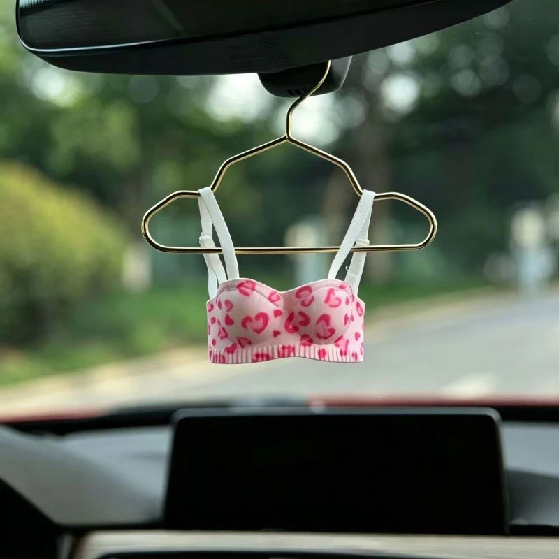 Handmade Cheetah Print Bra Car Hanging Decor Funny Car Accessories for Girl Unisex Miniature Novelty Auto Interior Gift
Handmade Cheetah Print Bra Car Hanging Decor Funny Car Accessories for Girl Unisex Miniature Novelty Auto Interior Gift
