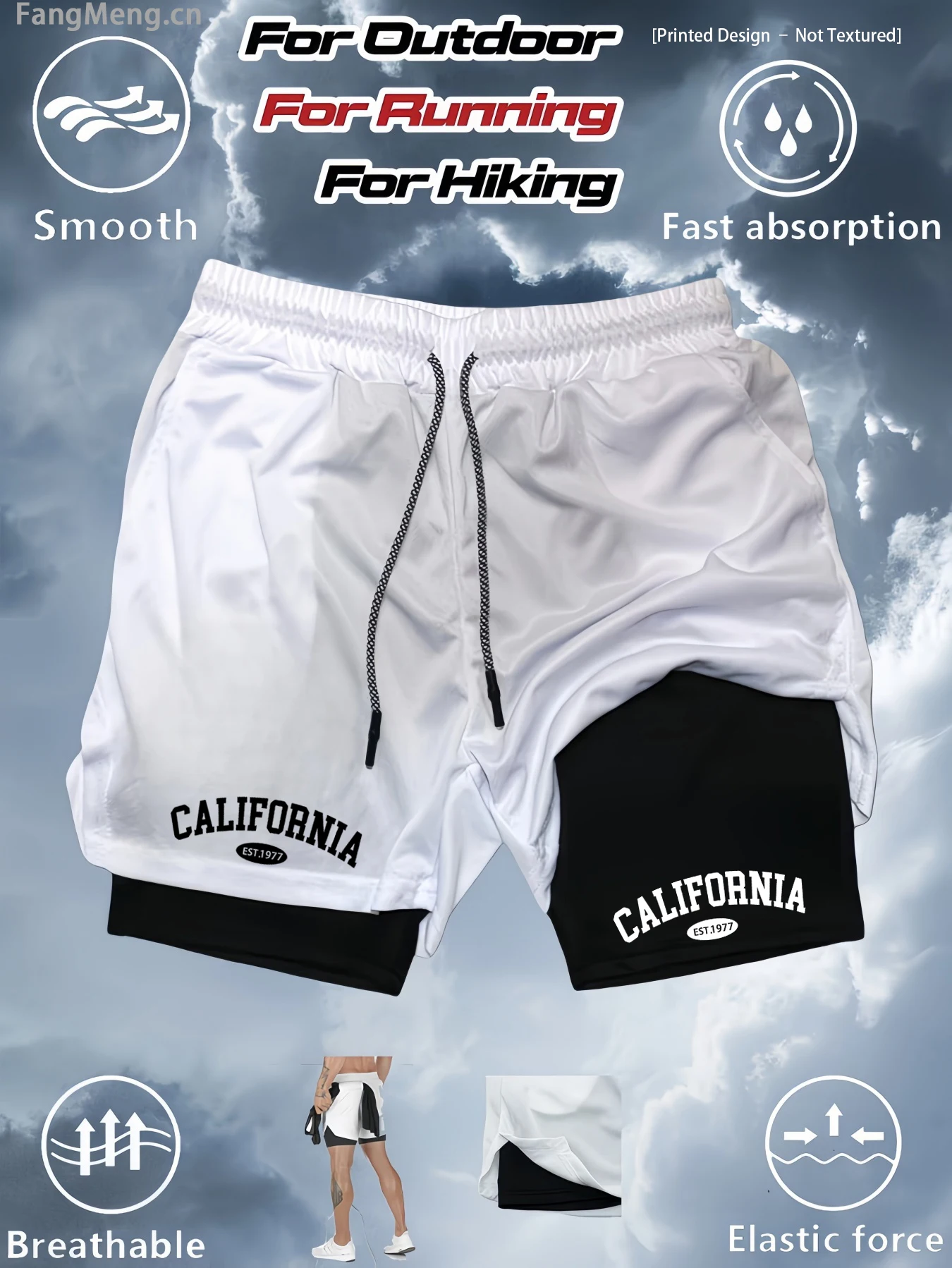 Summer Men Running Shorts Fitness Gym Training 2 in 1 Sports Shorts Quick Dry Workout Jogging Double Deck Shorts
Summer Men Running Shorts Fitness Gym Training 2 in 1 Sports Shorts Quick Dry Workout Jogging Double Deck Shorts
