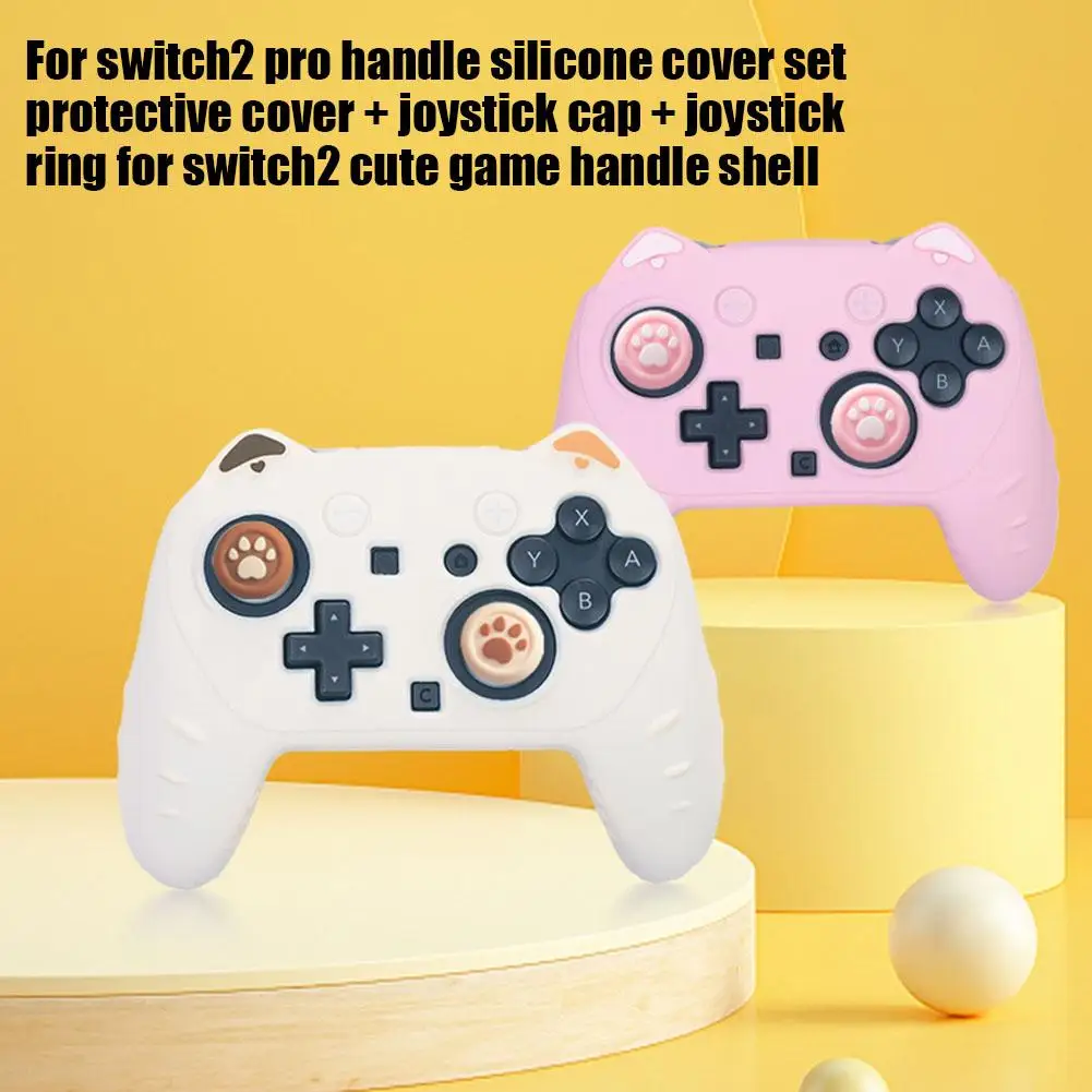 1 шт., силиконовый мягкий корпус, наклейка для геймпада, кожа для Switch 2 Pro/NS2, игровой контроллер, защитный чехол, ручка для большого пальца, крышка
1 шт., силиконовый мягкий корпус, наклейка для геймпада, кожа для Switch 2 Pro/NS2, игровой контроллер, защитный чехол, ручка для большого пальца, крышка