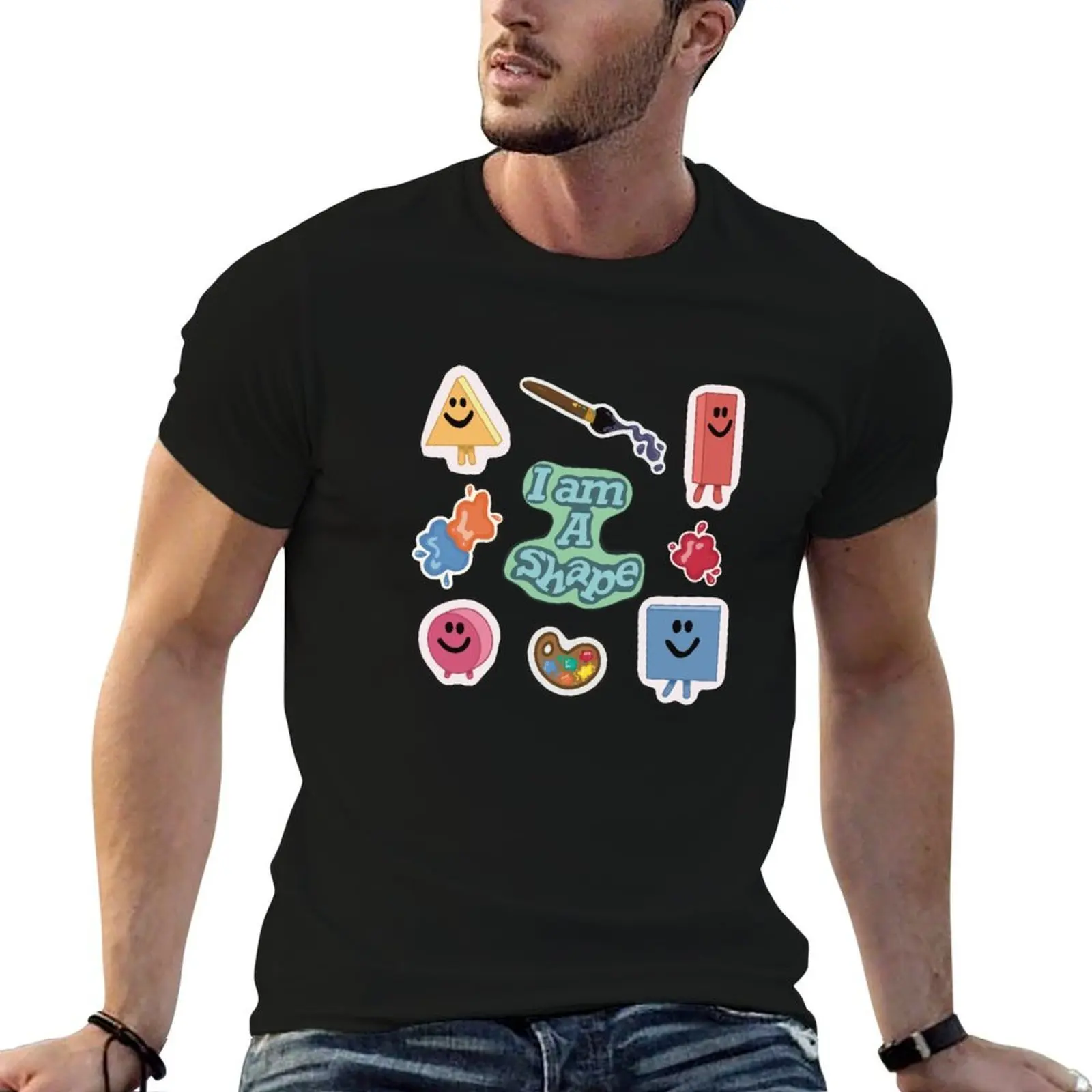 I am a shape! Mr maker T-Shirt t shirts for man pack cotton printed t shirts for man cotton t shirts high quality T-Shirt
I am a shape! Mr maker T-Shirt t shirts for man pack cotton printed t shirts for man cotton t shirts high quality T-Shirt