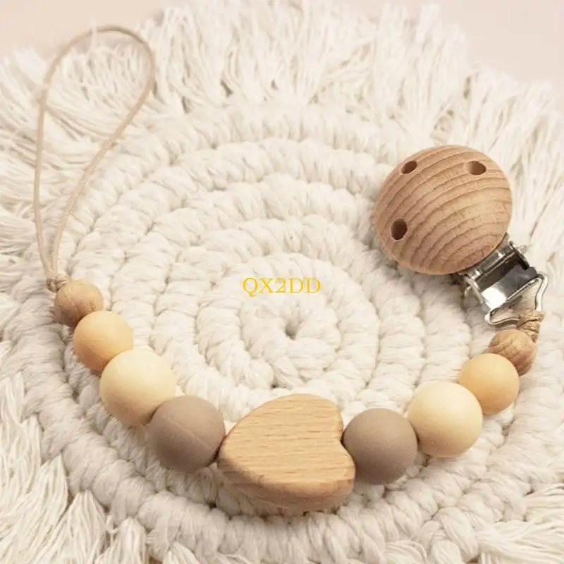 QX2D Silicone Teether Pacifier Strap Baby Dummy Clip Soother Chain Pacifier Strap Teether Toy Newborns Pacifier Chain Clips
QX2D Silicone Teether Pacifier Strap Baby Dummy Clip Soother Chain Pacifier Strap Teether Toy Newborns Pacifier Chain Clips