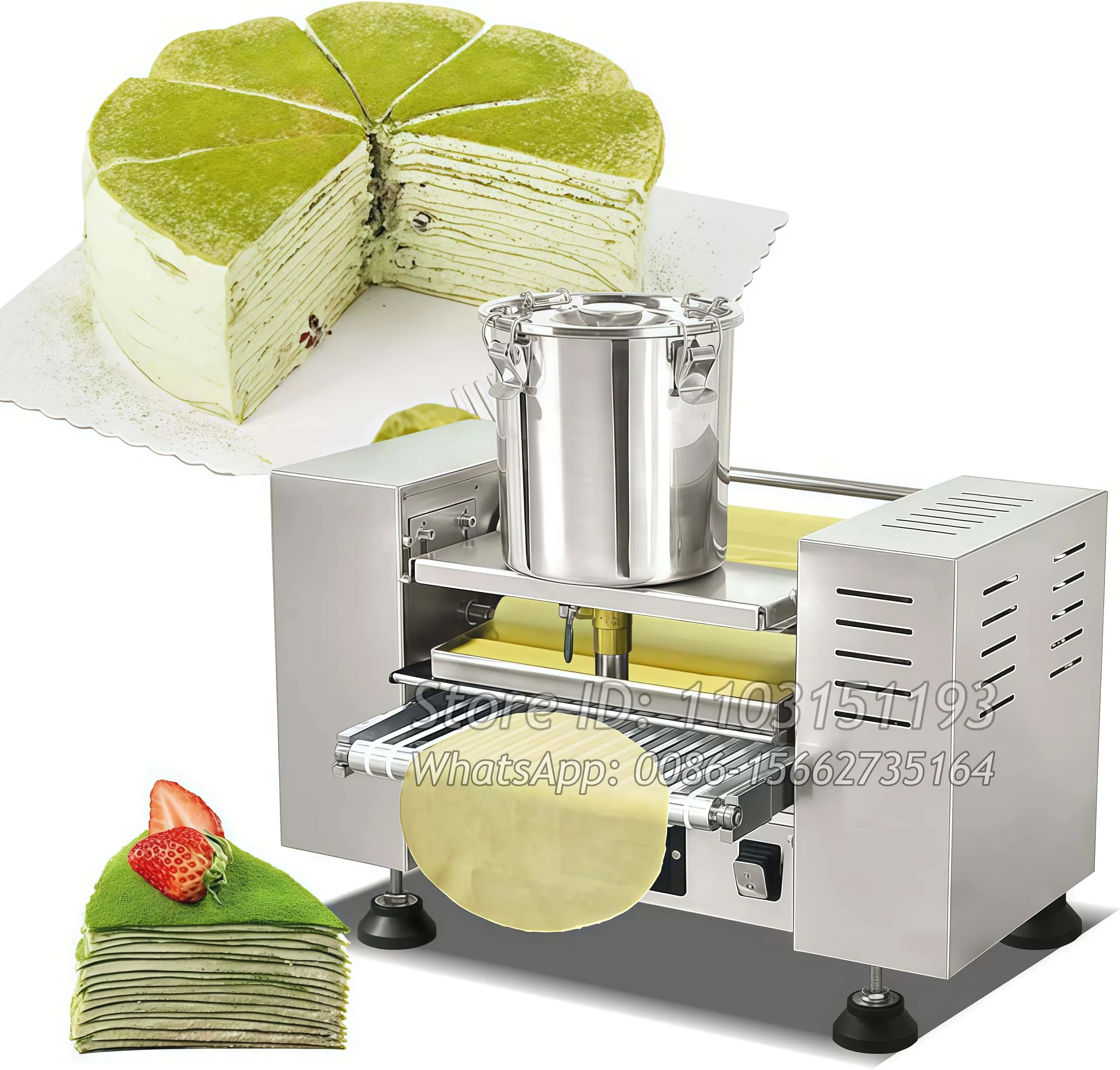 Automatic Lasagna Cake Pancake Crepe And Chiffon Cake Machine Egg Based Layer Cake Shell Manufacturing Crust Machine For Bakery
Automatic Lasagna Cake Pancake Crepe And Chiffon Cake Machine Egg Based Layer Cake Shell Manufacturing Crust Machine For Bakery