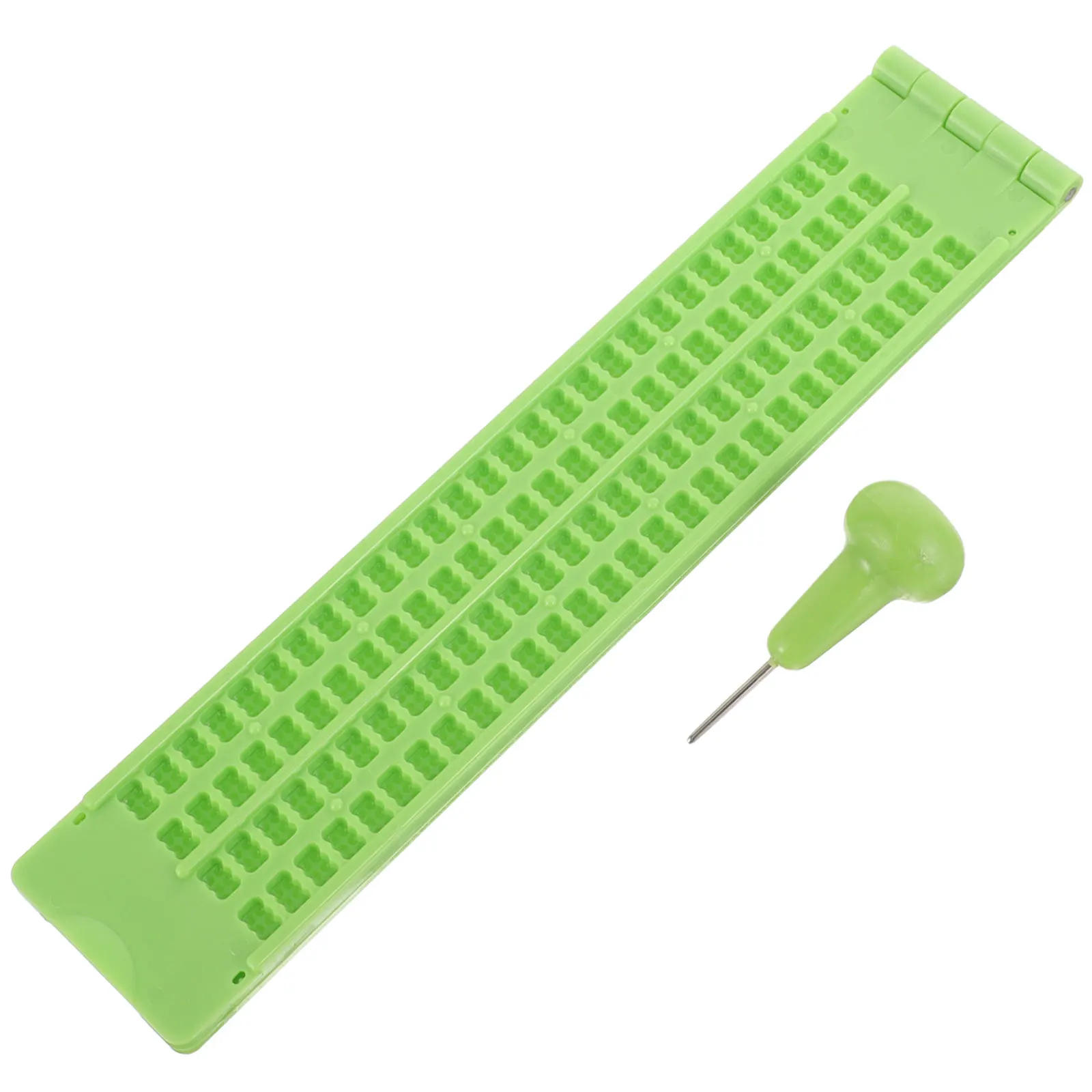 Blind Bump Dots Braille Stylus Tactile Fingerboard Writing Pad 28 Plastic Durability Lightweight Portable Health
Blind Bump Dots Braille Stylus Tactile Fingerboard Writing Pad 28 Plastic Durability Lightweight Portable Health