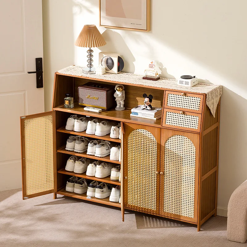Solid wood shoe cabinet grid reticulated breathable household entrance entrance door door shoe cabinet storage entrance cabinet
Solid wood shoe cabinet grid reticulated breathable household entrance entrance door door shoe cabinet storage entrance cabinet