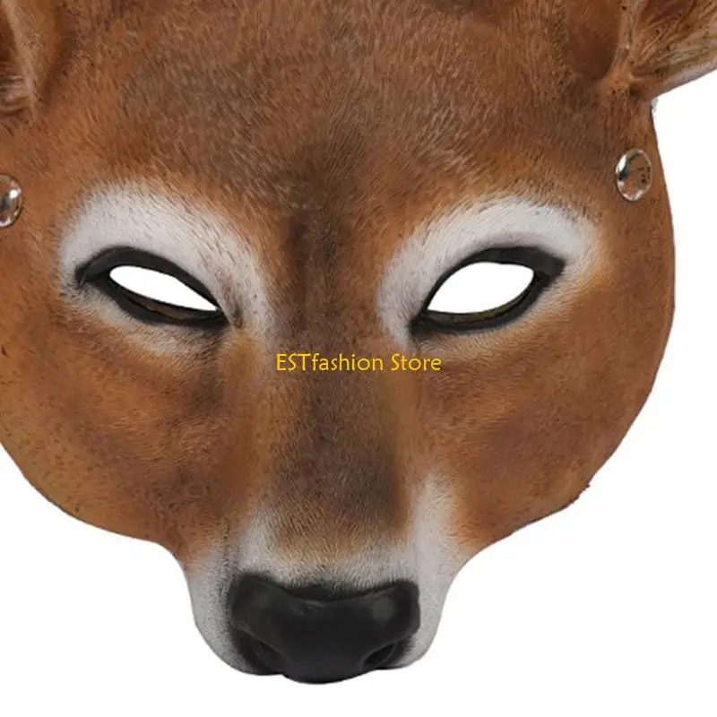 Y5GC Лось животное полумаска костюм половина лица костюмы для косплея унисекс реквизит животное
Y5GC Лось животное полумаска костюм половина лица костюмы для косплея унисекс реквизит животное