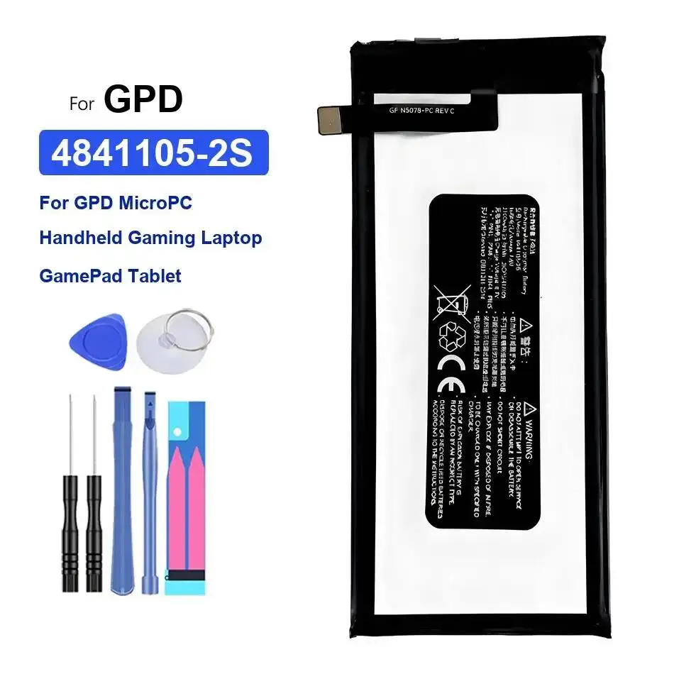 3100 мАч, хорошая низкотемпературная батарея для планшета 4841105-2S для портативного игрового ноутбука Gpd Micropc, геймпада
3100 мАч, хорошая низкотемпературная батарея для планшета 4841105-2S для портативного игрового ноутбука Gpd Micropc, геймпада