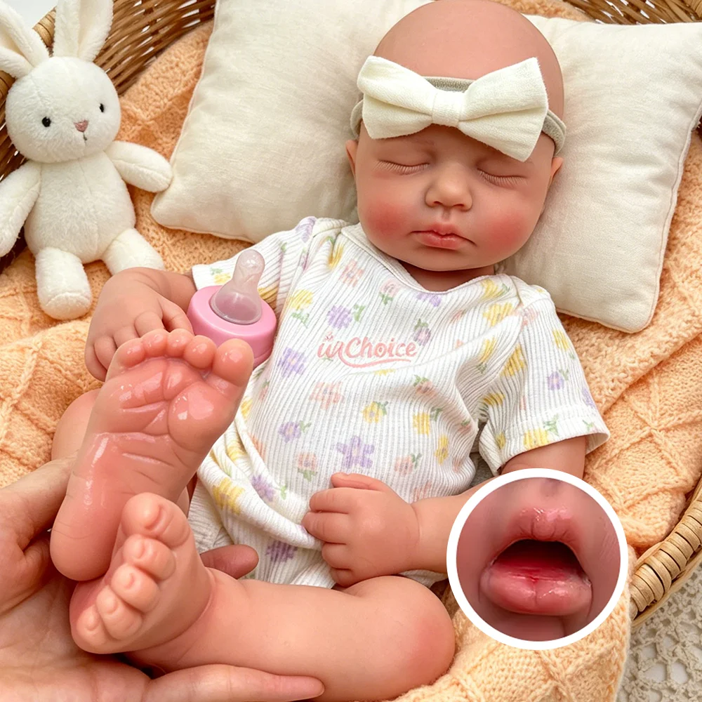 Open Mouth 20" Washable Loulou Soft Silicone Reborn Baby Doll Girl/Boy DIY Painted Skin Newborn Doll Gift For Kids Birthday Gift
Open Mouth 20" Washable Loulou Soft Silicone Reborn Baby Doll Girl/Boy DIY Painted Skin Newborn Doll Gift For Kids Birthday Gift