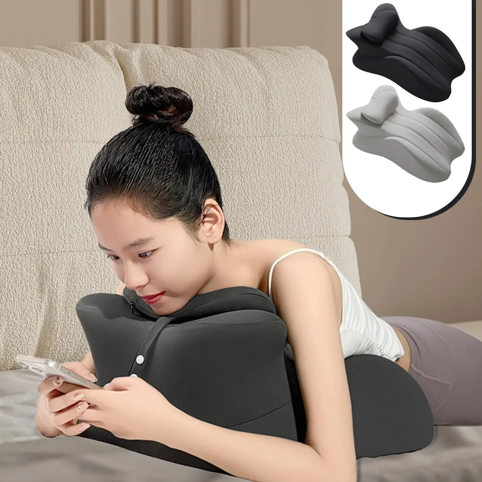 Lie On The Bed Sleeping Pillow Couples Butt Cushion Multifunctional Prone Lying Pillow Memory Foam Backrest & Lumbar Support
Lie On The Bed Sleeping Pillow Couples Butt Cushion Multifunctional Prone Lying Pillow Memory Foam Backrest & Lumbar Support