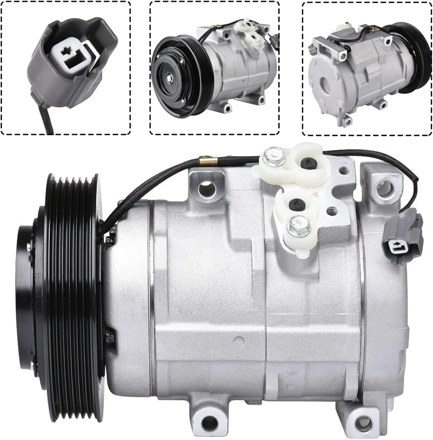 A/C Compressor with Clutch for 2003-2006 Acura MDX 3.5L; 2005-2007 Honda Odyssey 3.5L; 2005-2008 Honda Pilot 3.5L CO 10736C
A/C Compressor with Clutch for 2003-2006 Acura MDX 3.5L; 2005-2007 Honda Odyssey 3.5L; 2005-2008 Honda Pilot 3.5L CO 10736C