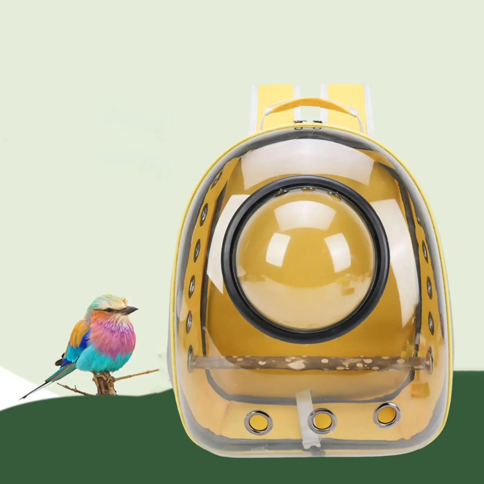 Parrot Carrier Backpack Transport Waterproof Carry Capsule with A Stick Cage Parrot Backpack Travel Cage for Sightseeing Outdoor
Parrot Carrier Backpack Transport Waterproof Carry Capsule with A Stick Cage Parrot Backpack Travel Cage for Sightseeing Outdoor