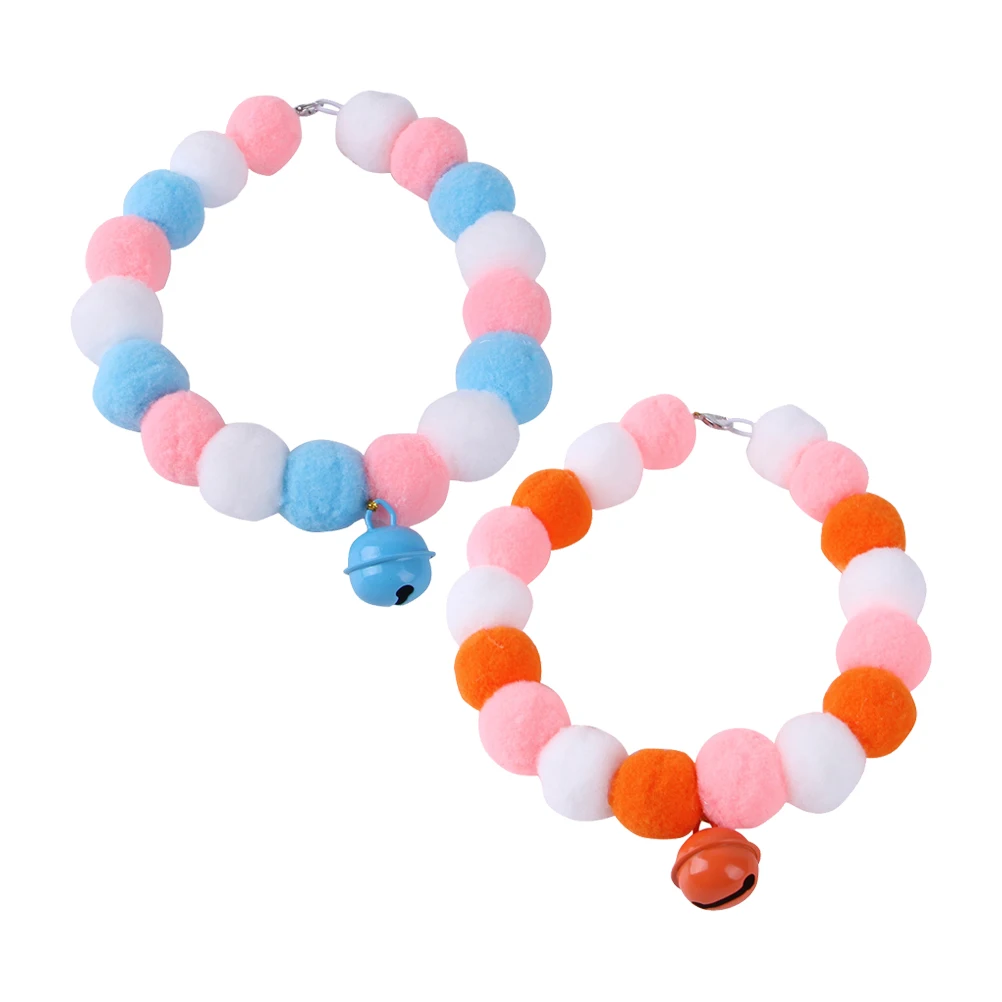 2 Pcs Pet Cat Collar Wool Ball Party Costume Accessory Bright Colors Fashionable Dog Collars Easy Clean Non Fade Outdoor
2 Pcs Pet Cat Collar Wool Ball Party Costume Accessory Bright Colors Fashionable Dog Collars Easy Clean Non Fade Outdoor