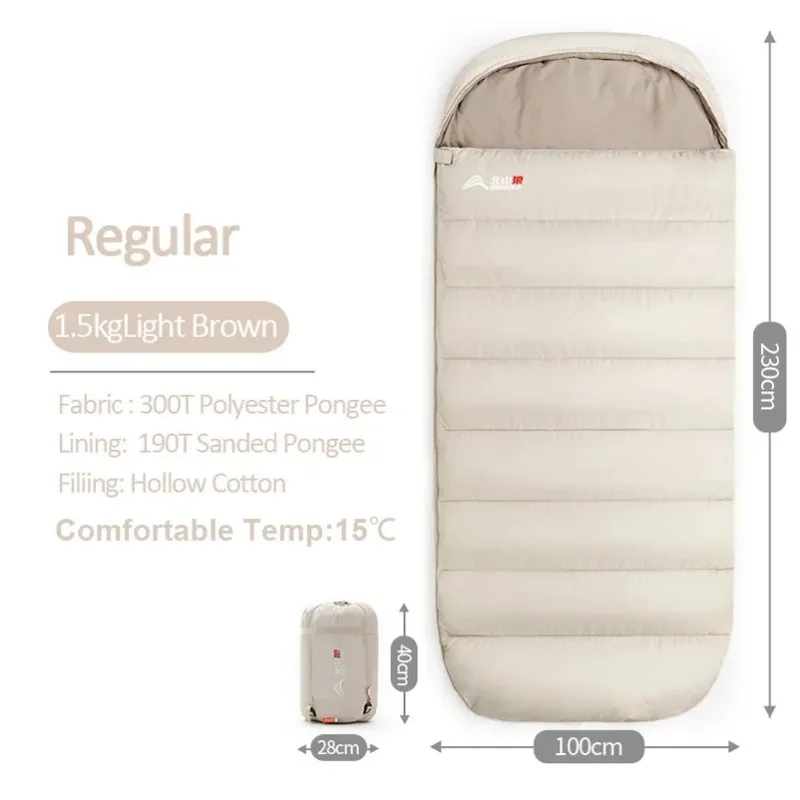 Camping sleeping bag 3 seasons adult Mountain fishing camping sleeping bag 190t tear resistant polyester fabric
Camping sleeping bag 3 seasons adult Mountain fishing camping sleeping bag 190t tear resistant polyester fabric