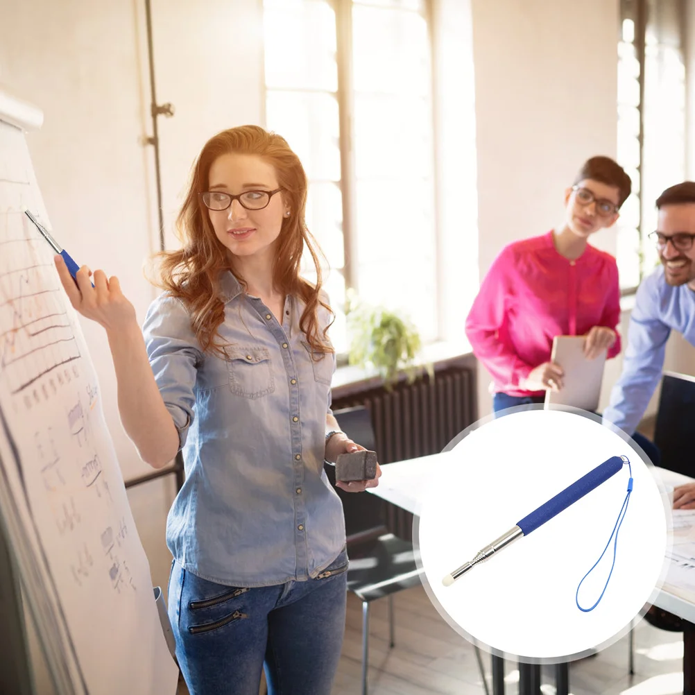 Stainless Steel Telescopic Classroom Blue Retractable Teacher Multimedia Screen Stylus Tool Office
Stainless Steel Telescopic Classroom Blue Retractable Teacher Multimedia Screen Stylus Tool Office