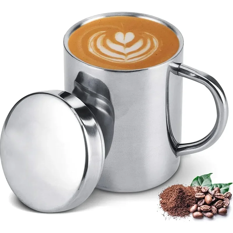 Stainless Steel Coffee Mug Cup With Handle Water Cup Suitable for Office Outdoor Camping Portable Water Cup 210/280/400/500ml
Stainless Steel Coffee Mug Cup With Handle Water Cup Suitable for Office Outdoor Camping Portable Water Cup 210/280/400/500ml