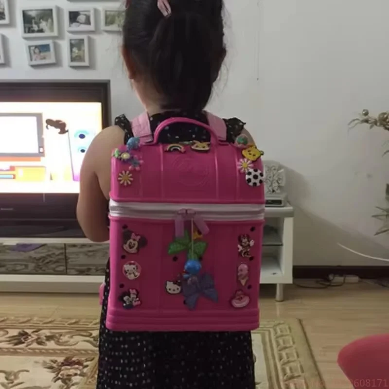 Japanese Cartoon Children's Backpack DIY Hole Design Super Light Cute for 3-6 Year Old Kindergarten Students
Japanese Cartoon Children's Backpack DIY Hole Design Super Light Cute for 3-6 Year Old Kindergarten Students