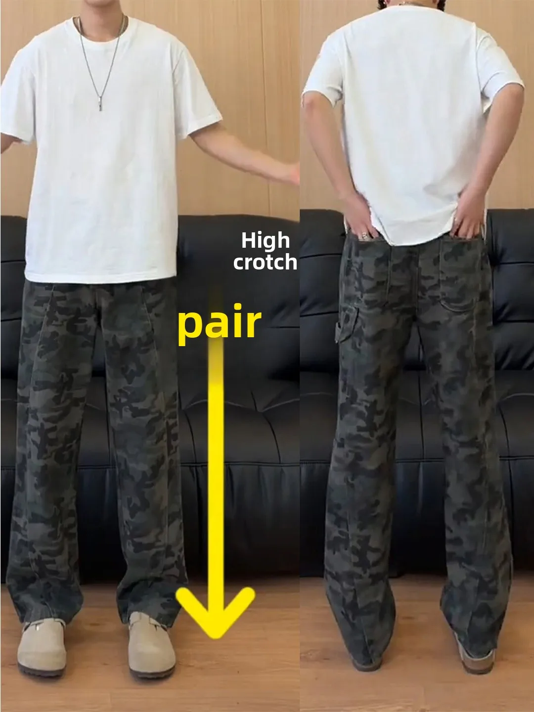 American Deconstructed Camouflage Work Pants Men's Autumn Winter Small Size Fce Straight Leg Jeans Lengthening Effect
American Deconstructed Camouflage Work Pants Men's Autumn Winter Small Size Fce Straight Leg Jeans Lengthening Effect