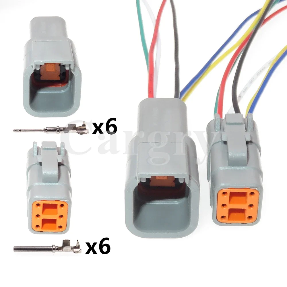 1 Set 6P ATM04-6P ATM06-6S AC Assembly Car Large Power Sealed Connector Excvavtor Wiring Socket DTM06-6S DTM04-6P
1 Set 6P ATM04-6P ATM06-6S AC Assembly Car Large Power Sealed Connector Excvavtor Wiring Socket DTM06-6S DTM04-6P