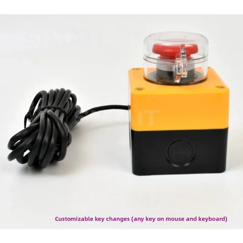 USB Custom Emergency Stop Button, Button, Responder, Computer, Mouse Simulation Keyboard Game
USB Custom Emergency Stop Button, Button, Responder, Computer, Mouse Simulation Keyboard Game