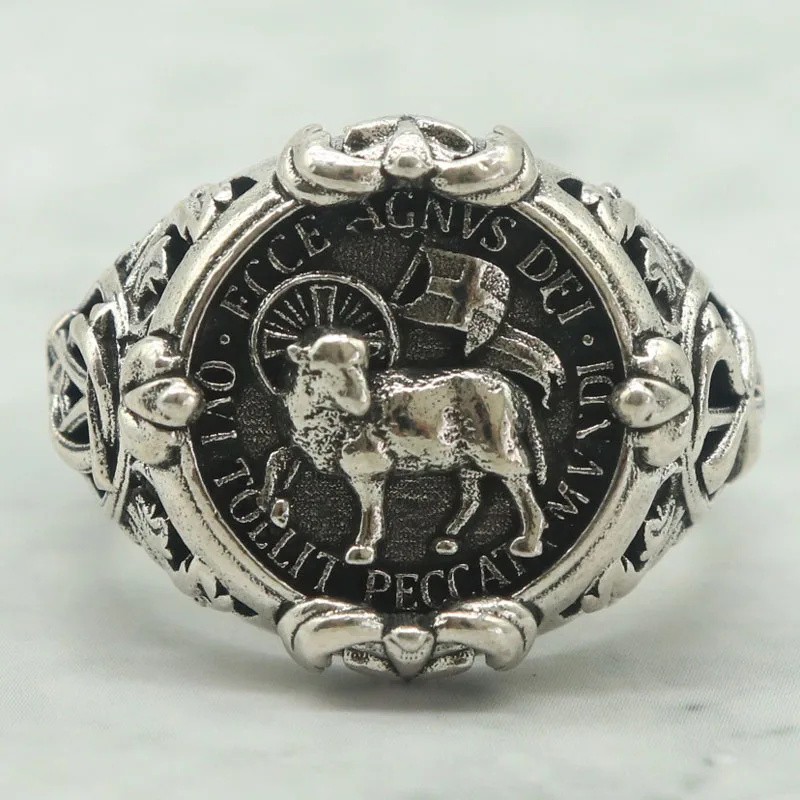 Buy 3 Get 1 Free Silver Rings inscribed Agnus Dei the lamb symbol engraves the core of redemption through Christ's sacrifice
Buy 3 Get 1 Free Silver Rings inscribed Agnus Dei the lamb symbol engraves the core of redemption through Christ's sacrifice