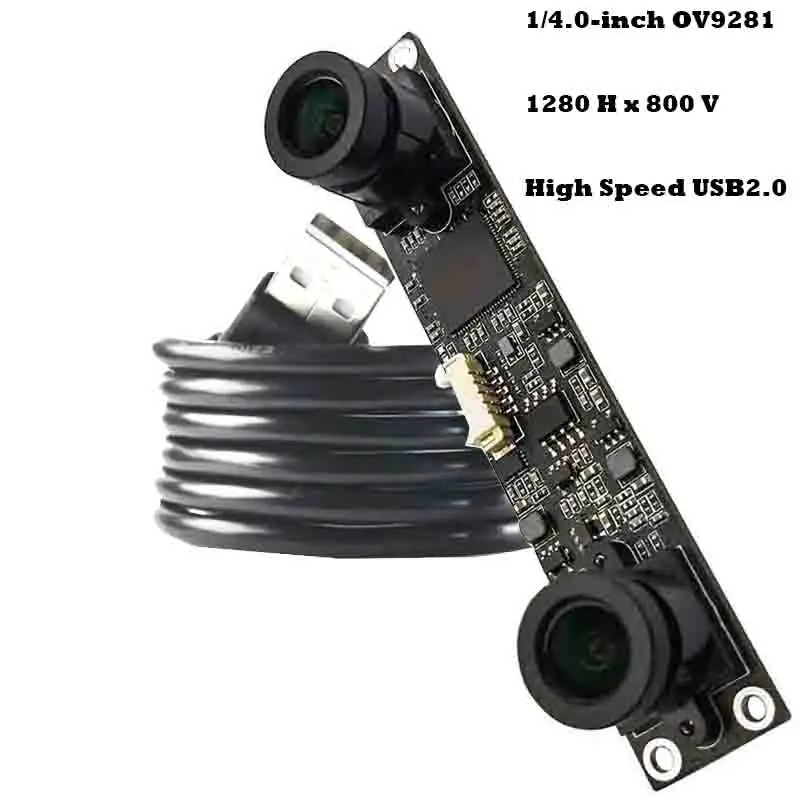 2560x800 OV9281 Синхронный монохромный USB-модуль камеры с двумя объективами и глобальным затвором FF 68 ° 120 кадров в секунду MJPEG, YUY2 для распознавания лиц
2560x800 OV9281 Синхронный монохромный USB-модуль камеры с двумя объективами и глобальным затвором FF 68 ° 120 кадров в секунду MJPEG, YUY2 для распознавания лиц