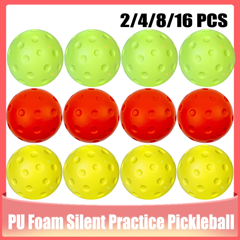 2/4/8/16PC Silent Pickleball Indoor Entertainment Silent Practice Ball PU Foam High Bounce Resistance Not Disturbing People
2/4/8/16PC Silent Pickleball Indoor Entertainment Silent Practice Ball PU Foam High Bounce Resistance Not Disturbing People