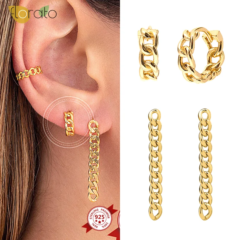 925 Sterling Silver Ear Needle Long Chain Stud Earrings for Women Korean Style Hollow Square Punk Hoop Earrings Fashion Jewelry
925 Sterling Silver Ear Needle Long Chain Stud Earrings for Women Korean Style Hollow Square Punk Hoop Earrings Fashion Jewelry