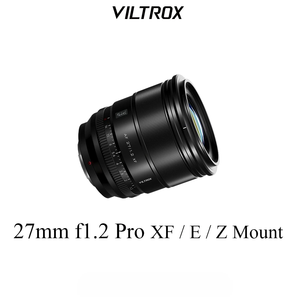 Объектив Viltrox 27 мм f1.2 Pro с автофокусом и большой диафрагмой для беззеркальных камер Fuji X/Nikon Z/Sony E с креплением APS-C
Объектив Viltrox 27 мм f1.2 Pro с автофокусом и большой диафрагмой для беззеркальных камер Fuji X/Nikon Z/Sony E с креплением APS-C