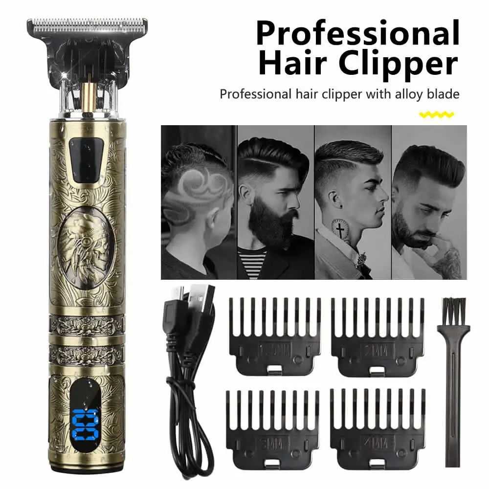 Beard Trimmer Hair Clippers Cordless Hair Cutting Kit Barber Shaving Machine For Men USB Rechargeable
Beard Trimmer Hair Clippers Cordless Hair Cutting Kit Barber Shaving Machine For Men USB Rechargeable