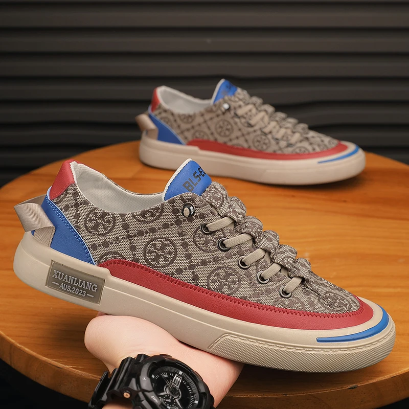 New Men Casual Luxury Printing Shoes Comfortable Outdoor Shoes Thick Bottom Slip-On Shoe Trainers Skate Flats Walking Sneakers
New Men Casual Luxury Printing Shoes Comfortable Outdoor Shoes Thick Bottom Slip-On Shoe Trainers Skate Flats Walking Sneakers