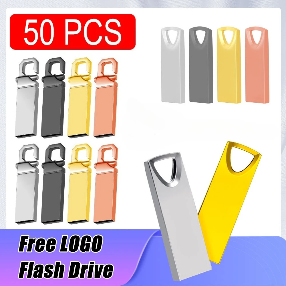 50PCS/lot Metal USB Flash Drives 1GB 2GB 4GB Pendrive 8GB 16GB USB Pen Drive 32GB 64GB 128GB Memory Stick 128MB 256MB Free LOGO
50PCS/lot Metal USB Flash Drives 1GB 2GB 4GB Pendrive 8GB 16GB USB Pen Drive 32GB 64GB 128GB Memory Stick 128MB 256MB Free LOGO