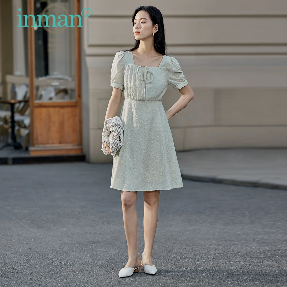INMAN Women's Dress Square Collar Elegant Dresses For Women 2022 Jacquard Summer Dresses Short Puff Sleeve A-line Woman Clothes
INMAN Women's Dress Square Collar Elegant Dresses For Women 2022 Jacquard Summer Dresses Short Puff Sleeve A-line Woman Clothes