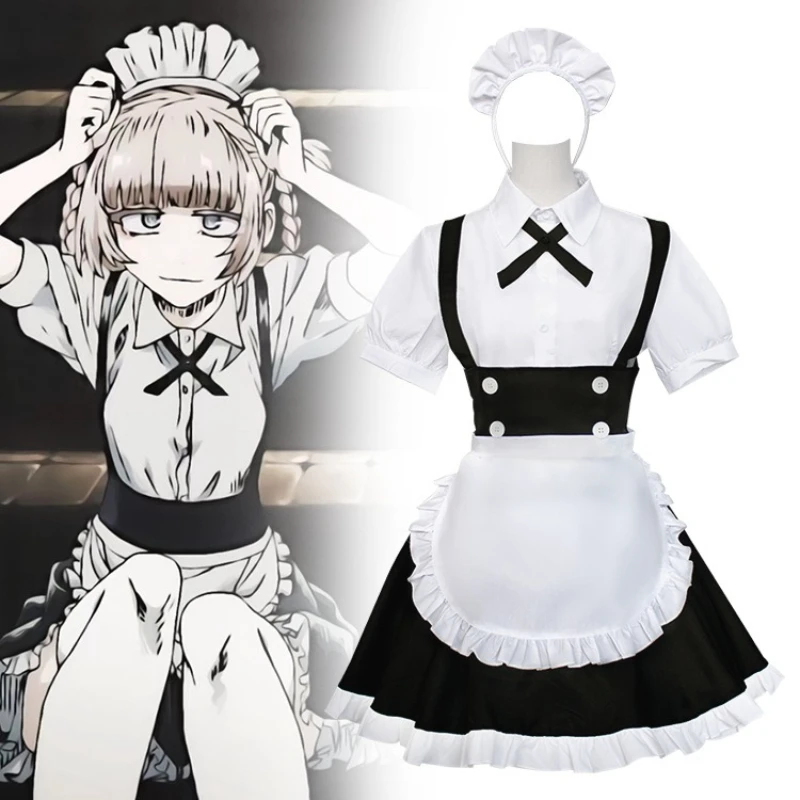 Call of the Night Nazuna Nanakusa Maid Cosplay Dress Anime Character Role Play Costume Gothic Cute Maid Outfit Party Wear Set
Call of the Night Nazuna Nanakusa Maid Cosplay Dress Anime Character Role Play Costume Gothic Cute Maid Outfit Party Wear Set