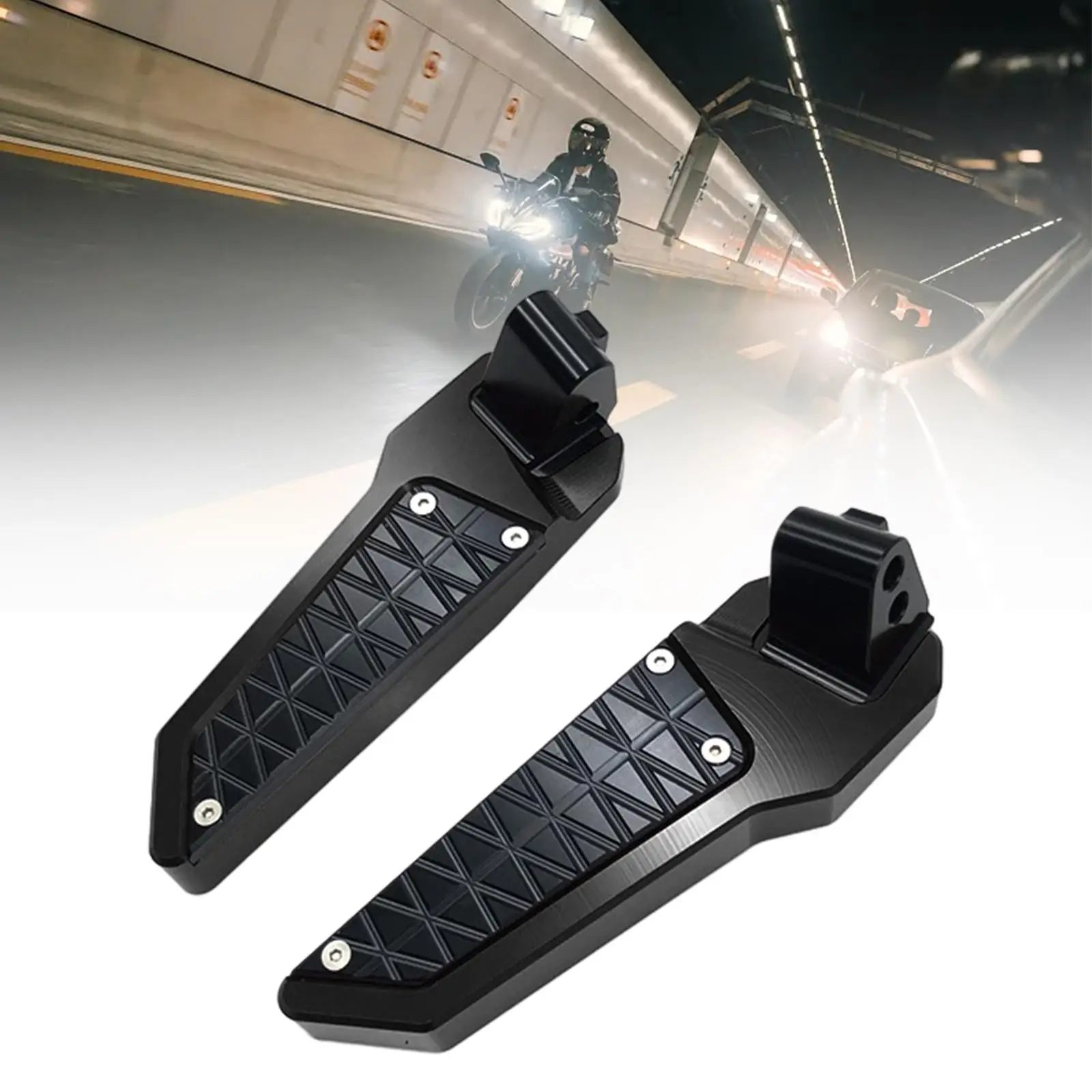 Rear Passenger Footpad Foot Steps Motorcycle Foot Rest Aluminum Alloy Replaces Footboard for Adv160
Rear Passenger Footpad Foot Steps Motorcycle Foot Rest Aluminum Alloy Replaces Footboard for Adv160