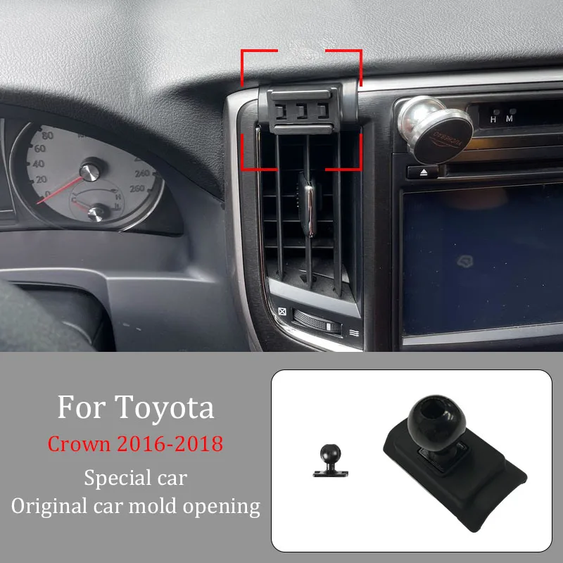 Для Toyota Crown 2016-2018 автомобильный держатель телефона беспроводное зарядное устройство автоматический навигационный кронштейн
Для Toyota Crown 2016-2018 автомобильный держатель телефона беспроводное зарядное устройство автоматический навигационный кронштейн