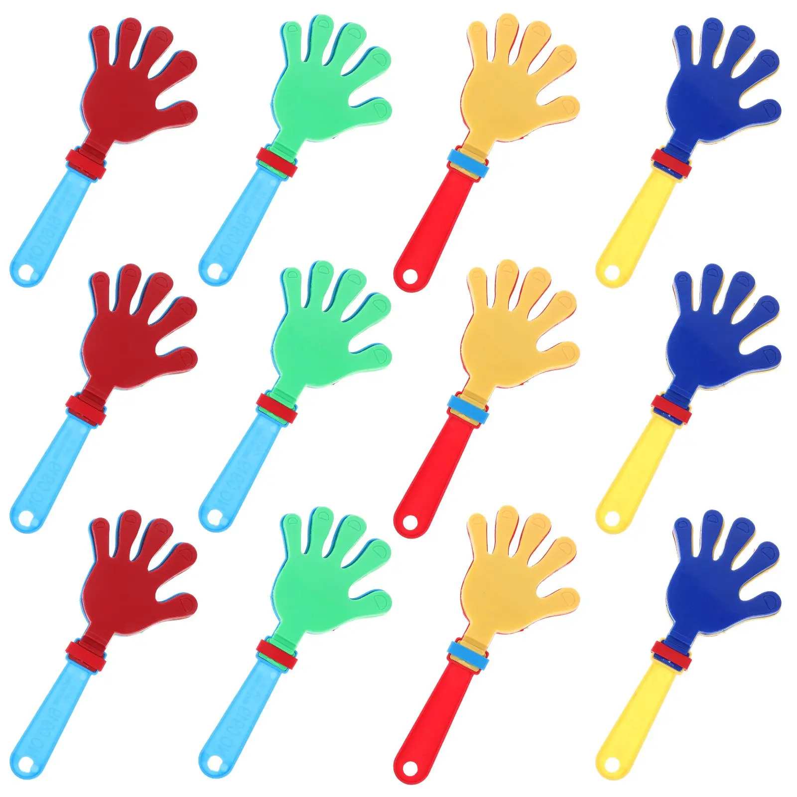 12 Pcs Clappers Noisemakers Kids Hand Clappers Noisemakers Toys Premium Plastic Bright Colors Child Party Football Fun Gifts
12 Pcs Clappers Noisemakers Kids Hand Clappers Noisemakers Toys Premium Plastic Bright Colors Child Party Football Fun Gifts