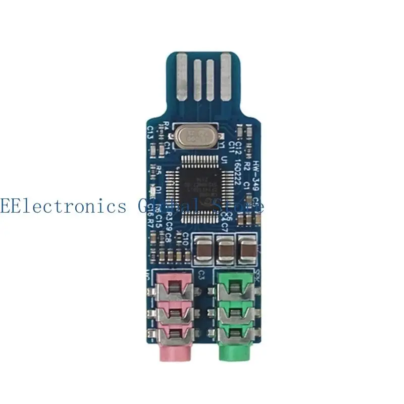 462B CM108 USB Sound Card Module Free Driver For Laptop Computer External Sound Card Board With 3.5Mm Microphone Jack
462B CM108 USB Sound Card Module Free Driver For Laptop Computer External Sound Card Board With 3.5Mm Microphone Jack