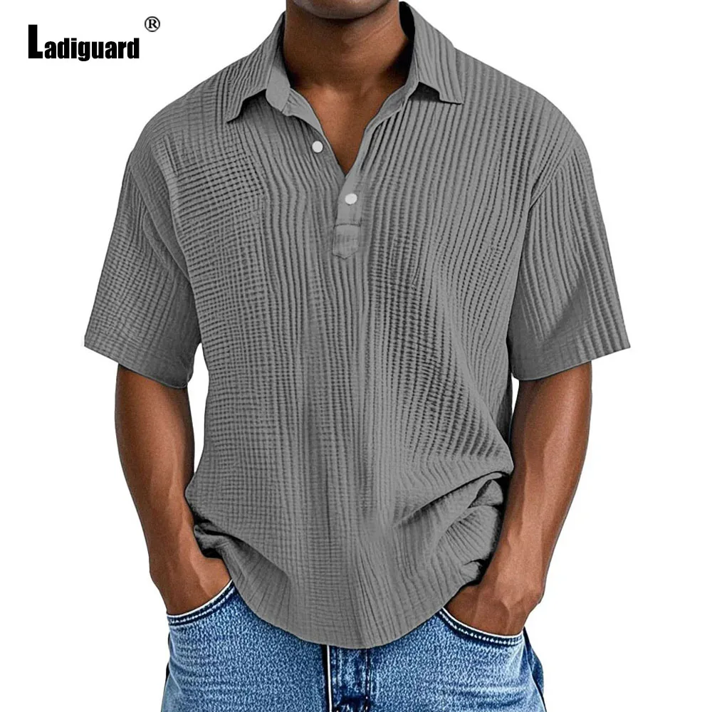 Men's Short Sleeve Casual Basic T-shirt Gray White Knitted Tops New Summer Beach Pullovers Sexy Mens clothing Plus Size S-5XL
Men's Short Sleeve Casual Basic T-shirt Gray White Knitted Tops New Summer Beach Pullovers Sexy Mens clothing Plus Size S-5XL