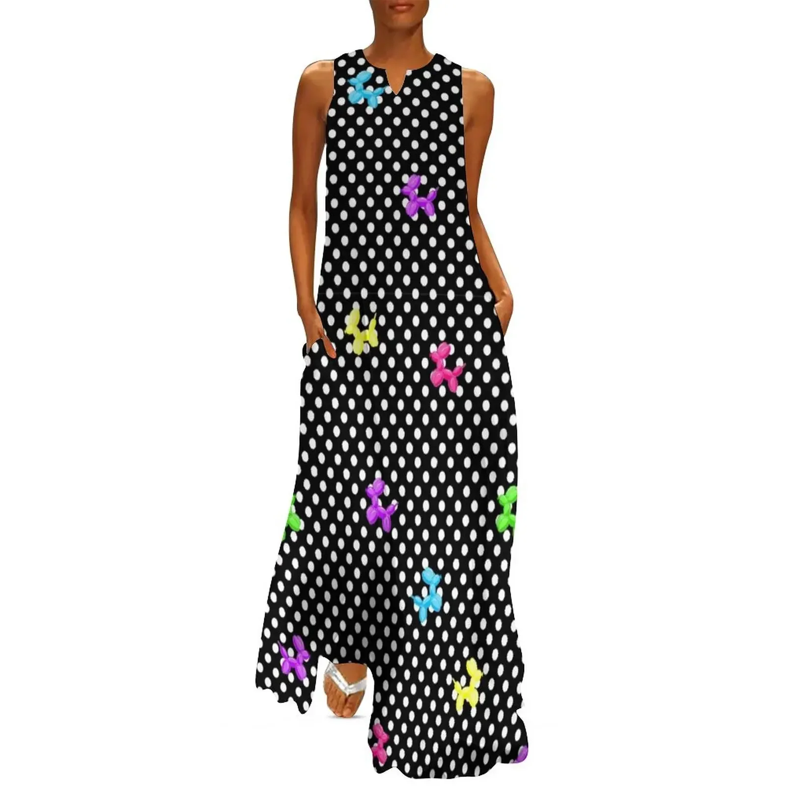 Polka-Dog Balloon Dog in Rainbow Long Dress dresses for official occasions dresses for womens 2025 Dress
Polka-Dog Balloon Dog in Rainbow Long Dress dresses for official occasions dresses for womens 2025 Dress