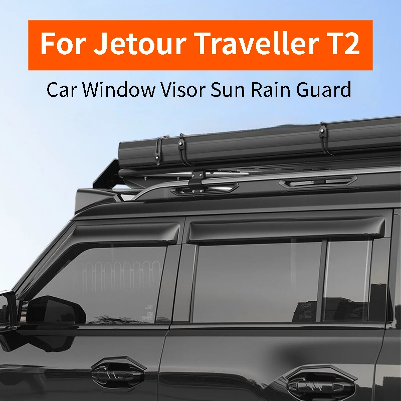 Для Jetour Traveller T2 автомобильный оконный козырек от солнца и дождя, расширенный дефлекторный щит для 5/7 мест, внешние аксессуары
Для Jetour Traveller T2 автомобильный оконный козырек от солнца и дождя, расширенный дефлекторный щит для 5/7 мест, внешние аксессуары