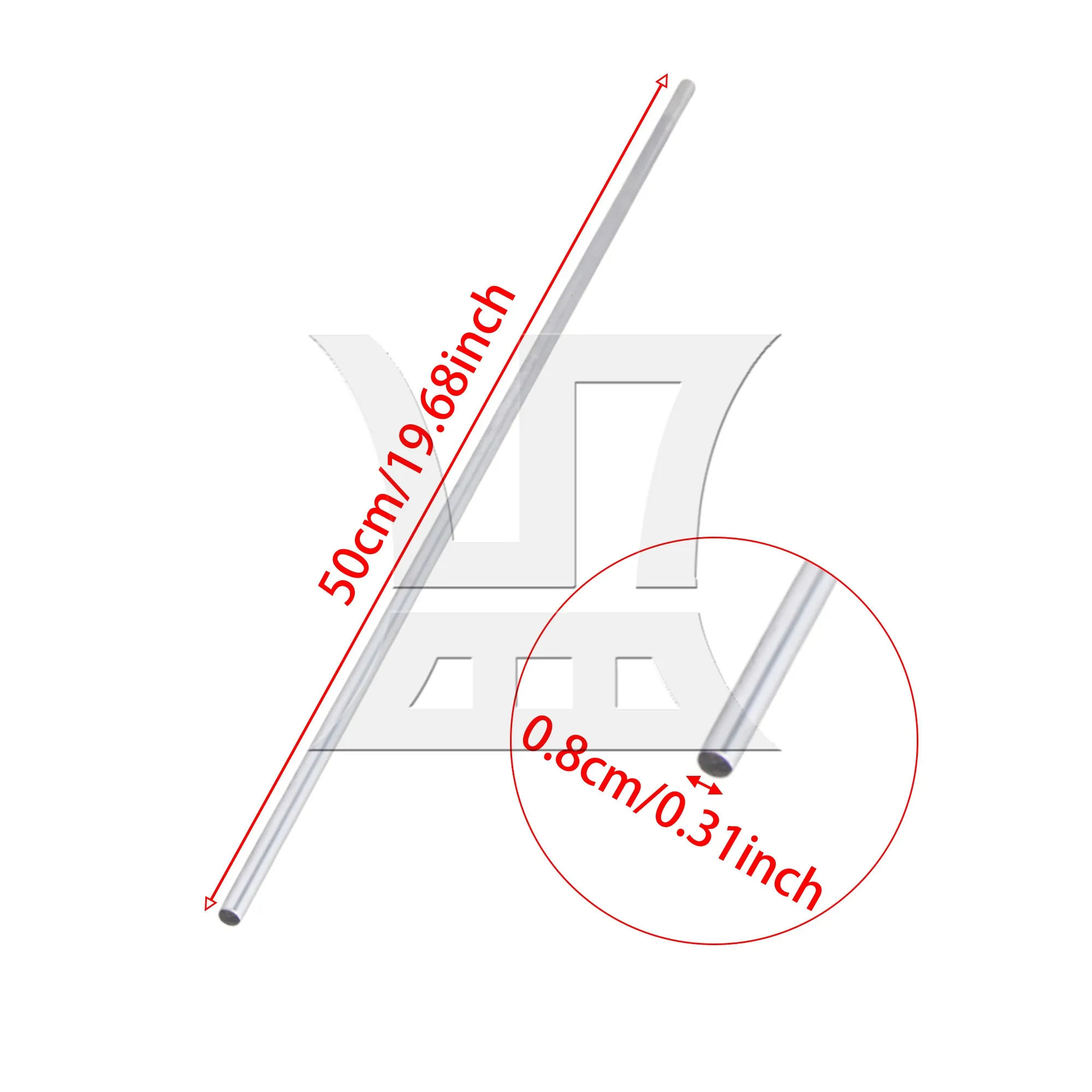 CNBTR OD 8mm x 500mm Cylinder Liner Rail Linear Shaft Optical Axis for Drive Shaft
CNBTR OD 8mm x 500mm Cylinder Liner Rail Linear Shaft Optical Axis for Drive Shaft