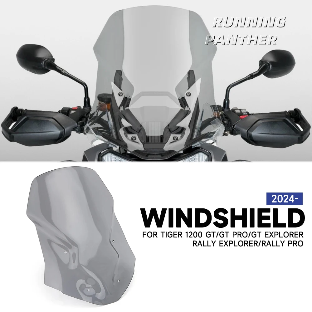 Motorcycle Windshield For TIGER Tiger 1200 GT/GT Pro/GT Explorer/Rally Pro/Rally Explorer WindScreen Visor Deflector New
Motorcycle Windshield For TIGER Tiger 1200 GT/GT Pro/GT Explorer/Rally Pro/Rally Explorer WindScreen Visor Deflector New