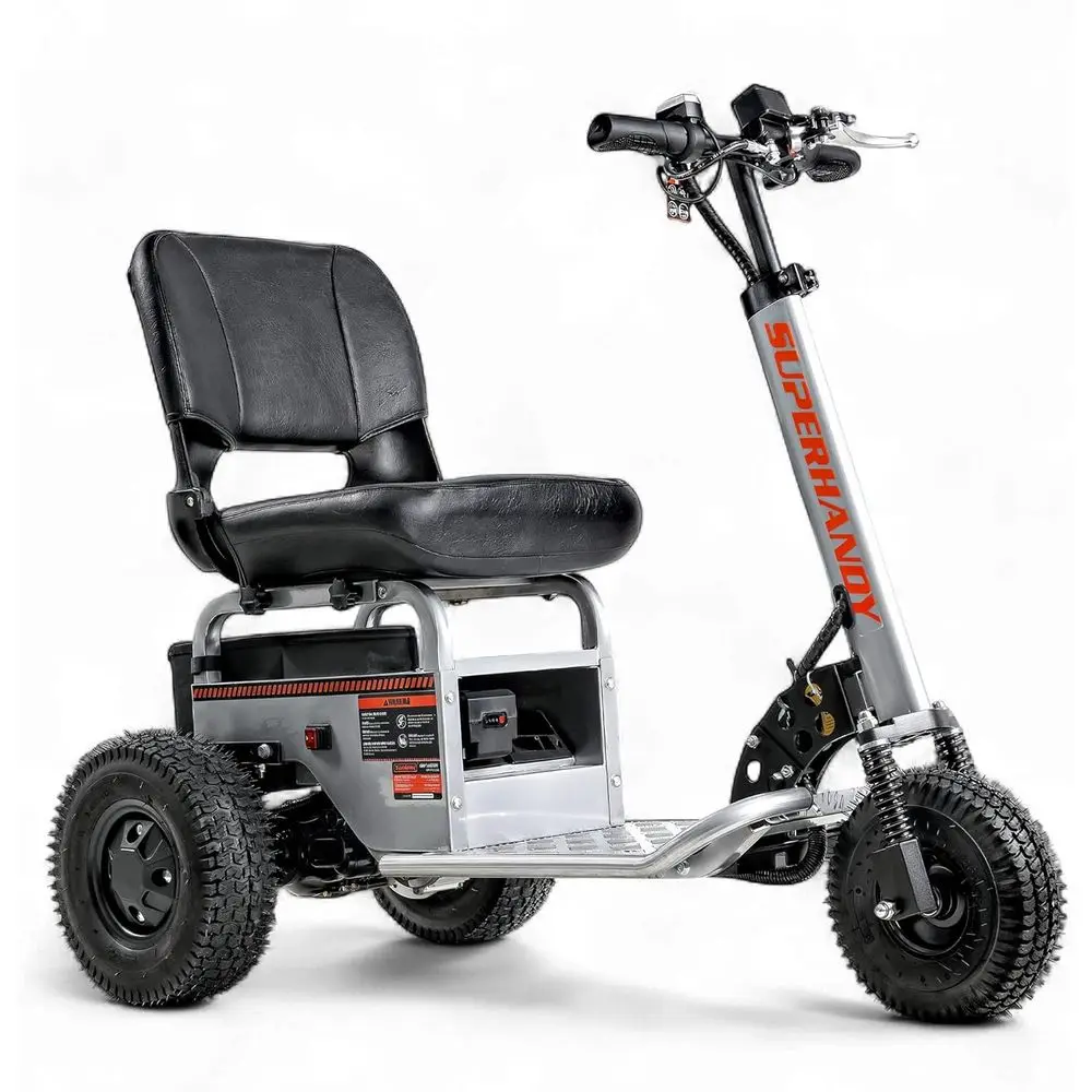 Electric Towing Cart, Single-Seat Industrial Scooter - 2600 lbs Towing, 350 lbs Load, 48V 4Ah Li-Ion Battery for Material Transp
Electric Towing Cart, Single-Seat Industrial Scooter - 2600 lbs Towing, 350 lbs Load, 48V 4Ah Li-Ion Battery for Material Transp