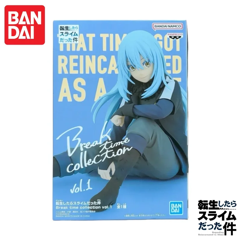 In Stock 100% Original Bandai Banpresto Break Time Collection Vol 1 That Time I Got Reincarnated As A Slime Rimuru Action Figure
In Stock 100% Original Bandai Banpresto Break Time Collection Vol 1 That Time I Got Reincarnated As A Slime Rimuru Action Figure